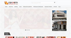 Desktop Screenshot of lojadabeth.com.br